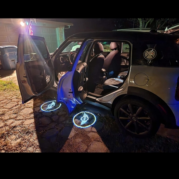 4 new Mini Cooper car door projector ghost lights - Picture 2 of 5